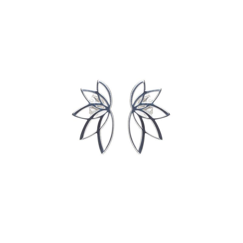 Lotus silverörhängen - Storlek M
